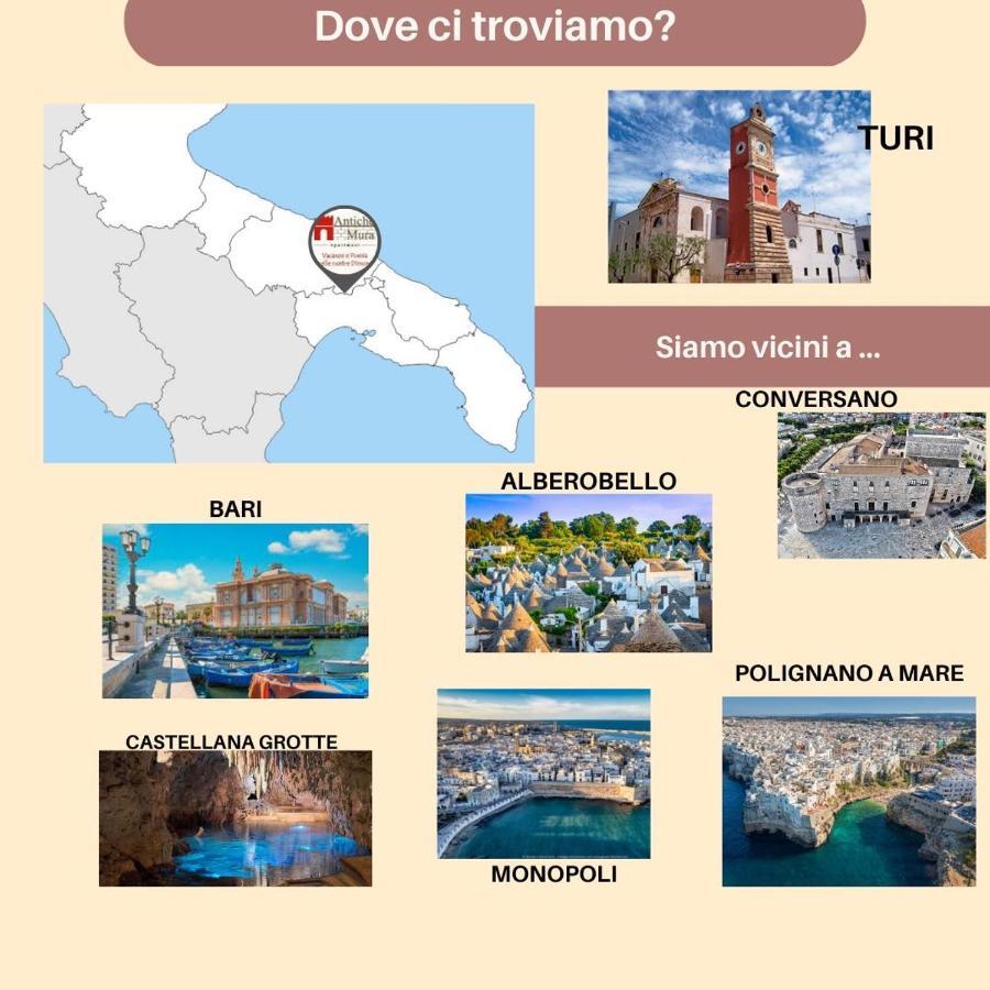 Antiche Mura Apartments"Nido Di Puglia" Monovano Turi Εξωτερικό φωτογραφία